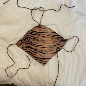 COPY - Princess Polly Silk Scarf Zebra Tie Top